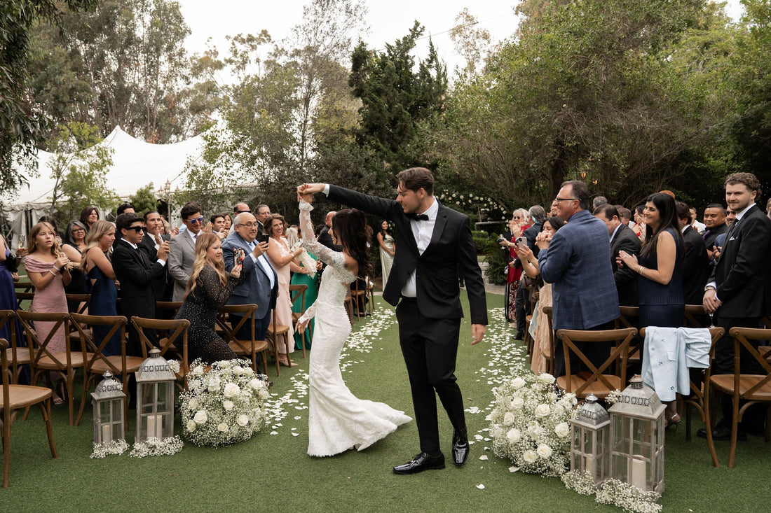 Babys breath and white wedding flowers